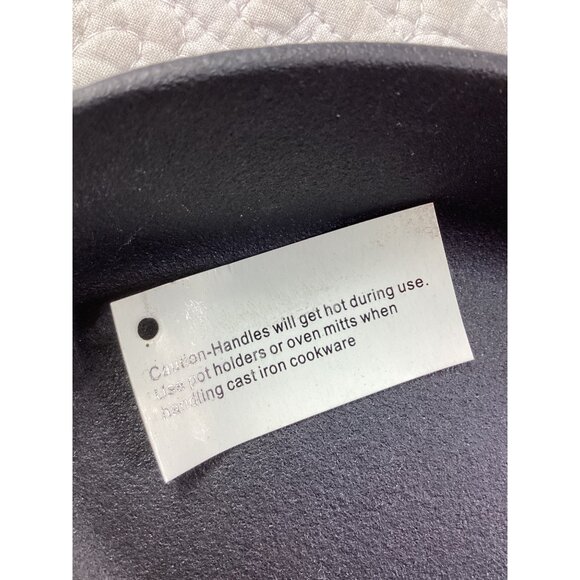 Pioneer Woman Cast Iron Oval Casserole Baking Dish With Handles *Black*6”x4”*NEW - Picture 4 of 6